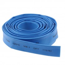 12mm Dia Ratio 2:1 Heat Shrinkable Tube Shrink Tubing 5M Blue