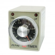 AH3-3 DC 24V 8 Pins DPDT 0-1 Seconds 1Sec Power on Delay Timer Time Relay