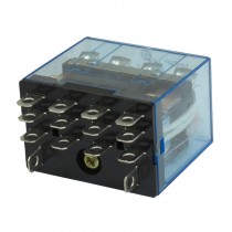 HH64P LY4 AC 24V Coil 14-Pin 4PDT Red LED Electromagnetic Relay