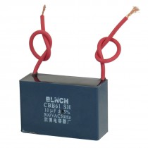 CBB61 10uF AC 500V Rectangle Non Polar Motor Run Capacitor