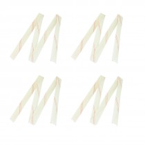 4 Pcs 80cm 14mm Dia. PVC Fiberglass Insulating Sleeving Sleeve