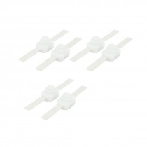 6 Pcs 2-Pin Terminals Latching Action Electric Torch Push Button Switch