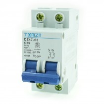 AC 400V 25A 2 Poles 2P Overload Protection MCB Mini Circuit Breaker