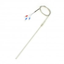 1M PT100 Type 400 Degree Celsius Thermocouple Sensor 5mm Probe Diameter