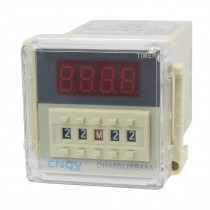 DH48S-2ZH LCD Display Time Timer Delay Relay 8-Pin DPDT 0.01S-99H99M AC/DC36V