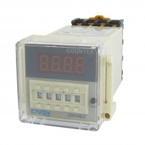 AC 48V 50/60Hz DH48JA 1-999900 Panel Mount Digital Counter Relay