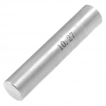 Hole Measuring 10.27mm x 50mm Pin Gage Gauge w Plastic Cylindrical Box