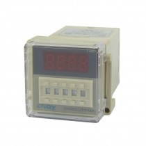 DH48S-1Z LCD Display Time Timer Delay Relay 8-Pin SPST 0.01S-9999H AC 48V
