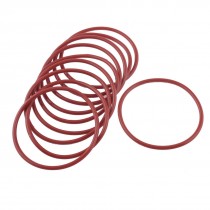 10X Red Rubber 53mm x 2.5mm x 48mm Oil Seal O Rings Gaskets Washers