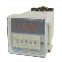 Programmable DH48JA Digital Counter Relay 1-999900 AC 220V 50/60Hz