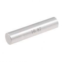 Hole Measuring 10.87mm x 50mm Pin Gage Gauge w Plastic Cylindrical Box