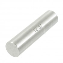 12.37mm Diameter Tungsten Carbide Plug Pin Gage Gauge w Plastic Case