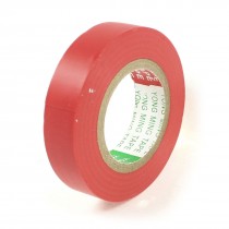 PVC Electrical Wire Insulating Tape Roll Red 49Ft Length 16mm Wide