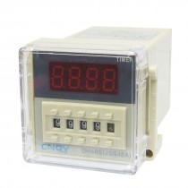 DH48S-2Z LCD Display Time Timer Delay Relay 8-Pin DPDT 0.01S-9999H AC/DC24V