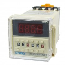 DH48S-S Power on Time Delay Relay 8-Pin SPST 0.1S-99H AC/DC36V w Socket