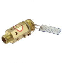 Gold Tone 3/8" Male Thread Air Compressor Safety Relief Valve Replacement