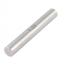 7.25mm Diameter Tungsten Carbide Plug Pin Gage Gauge w Plastic Case