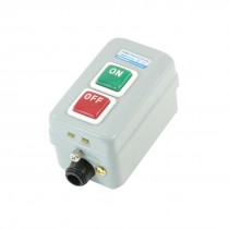 Green ON Red OFF Power Pushbutton Switch 220VAC 15A 360VAC 10A