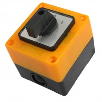 AC 600V 20A 2 Position 8 Terminal Rotary Cam Universal Changeover Switch Station