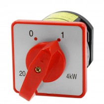 4kW AC 380V 20A 8 Screw Terminals 2 Position Universal Cam Switch HZ5-20/4 L03