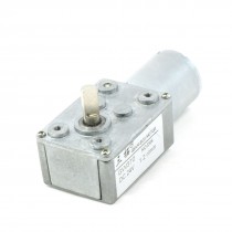 DC 24V 1.2RPM 6mmx13mm Shaft 2 Pins 24mm Diameter Electric Power Geared Motor