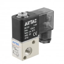 DC 12V 3W 2 Position 3 Ways Solenoid Valve 120mA 3V1 06
