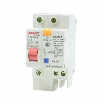 AC 230/400V 10A 1 Pole Overload Protection ELCB Earth Leakage Circuit Breaker