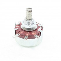 1.5K ohm 2W Watt 6mm Round Shaft Rotary Taper Carbon Potentiometer WTH118