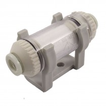 ZFC100 06B 6mm OD Tube Push in Quick Connector in Line Vacuum Air Suction Filter