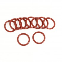 10pcs 27mm Outside Dia 3mm Thickness Industrial Rubber O Rings Seals