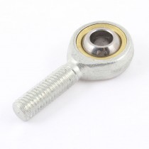 Silver Tone Male Connector Self-lubricating Deep Groove Rod End Bearing SA10