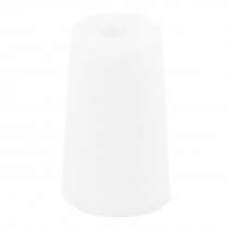 7mm Hole Dia Silicone Test Tube Stopper Plug 34mm Long White