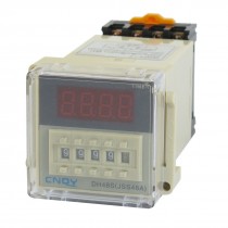 DH48S-1Z Power on Time Delay Relay 8-Pin SPST 0.01S-9999H AC/DC12V w Socket