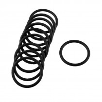10 Pcs Black Rubber Oil Seal O Ring Sealing Gasket Washers 22mm x 2mm