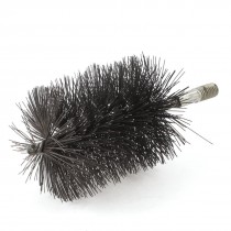 12mm Thread 85mm Diameter Steel Wire Tube Brush Cleaning Tool