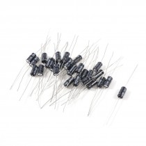 30 Pcs 6mm x 12mm 22UF 50V 105C Aluminum Electrolytic Capacitor