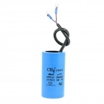 450VAC 40uF Aluminum Electrolytic Capacitor CBB60 w Fork Terminal