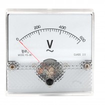 YS-80 AC 0-600A Plastic Housing Analog Voltage Panel Voltmeter