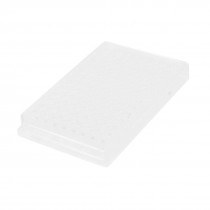 Clear Plastic Rectangle Shape 96 Compartment Cell Culture Plate