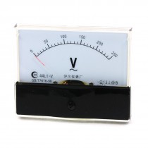 Rectangle Analog Volt Voltage Voltmeter Panel Meter AC 0-250V