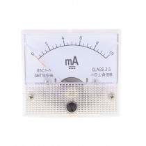 2.5 Accuracy DC 0-10mA Analog Current Panel Meter Ammeter 85C1-A