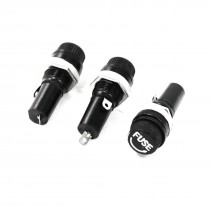 3 Pcs 6 x 30mm Thread Connecting Panel Mounted Fuse Holder