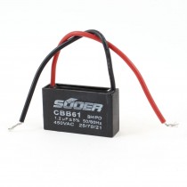 Replacement Ceiling Fan Motor Running Capacitor CBB61 450VAC 1.2uF 50/60Hz