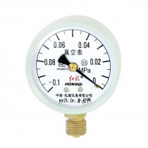 -0.1-0 Mpa Air Water Pressure Wht Dial Compound Gauge