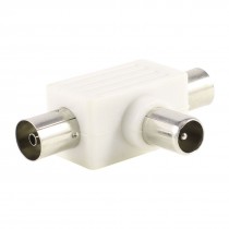 CCTV Camera BNC 3 Way Male to 2 Female Plug RF Coaxial Converter Connectors