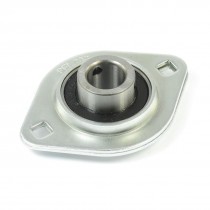 Stainless Steel Pillow Block 15mm x 40mm x 12mm Screw Set Ball Bearing PFl202