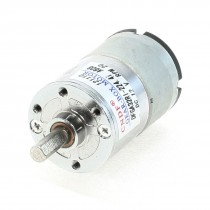 20RPM 12VDC 2P 6mm Shaft Diameter 2 Pins Electric Geared Box Motor