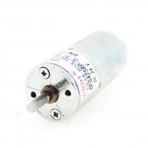 4mmx11mm Shaft 25mm Dia Cylinder Shaped Gear Motor 1000 RPM 24V DC