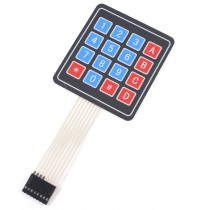Array 4x4 16 Keys 8Pin Flex Flat Ribbon Cable Numeric Membrane Switch Keyboard