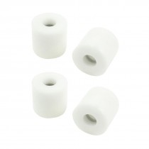 22mmx24mmx8mm Water Level Plastic Floating Ball White 4 Pcs